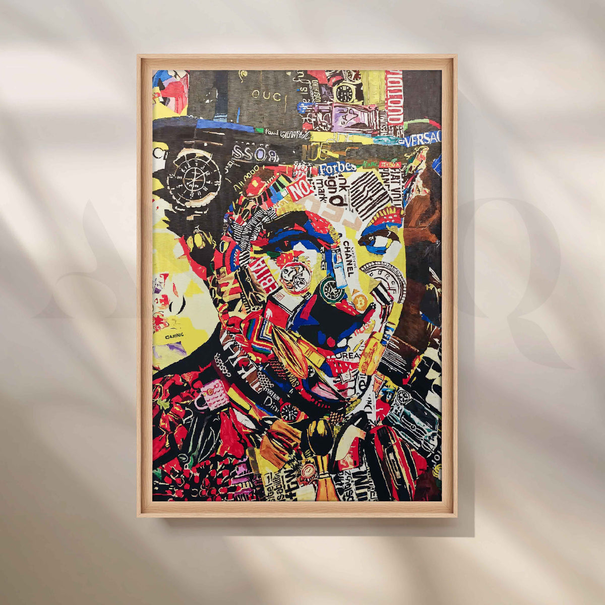 Charlie Chaplin Abstract Pop Art Canvas Artwork – Asha Art Studio – Image 5