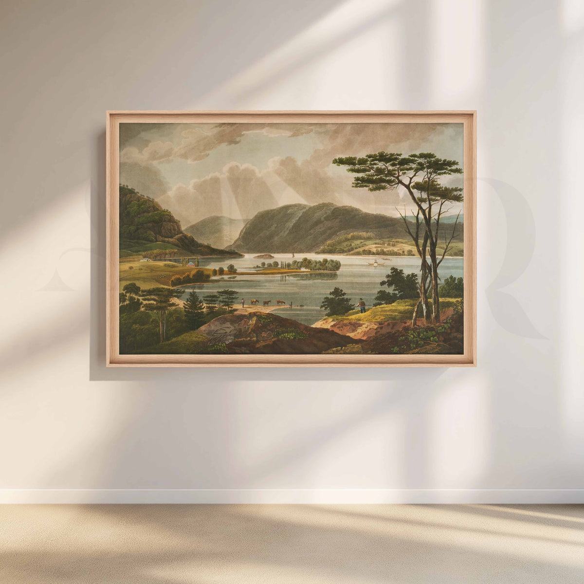 Classical Lake Valley Canvas Artwork – Asha Art Studio – Image 5