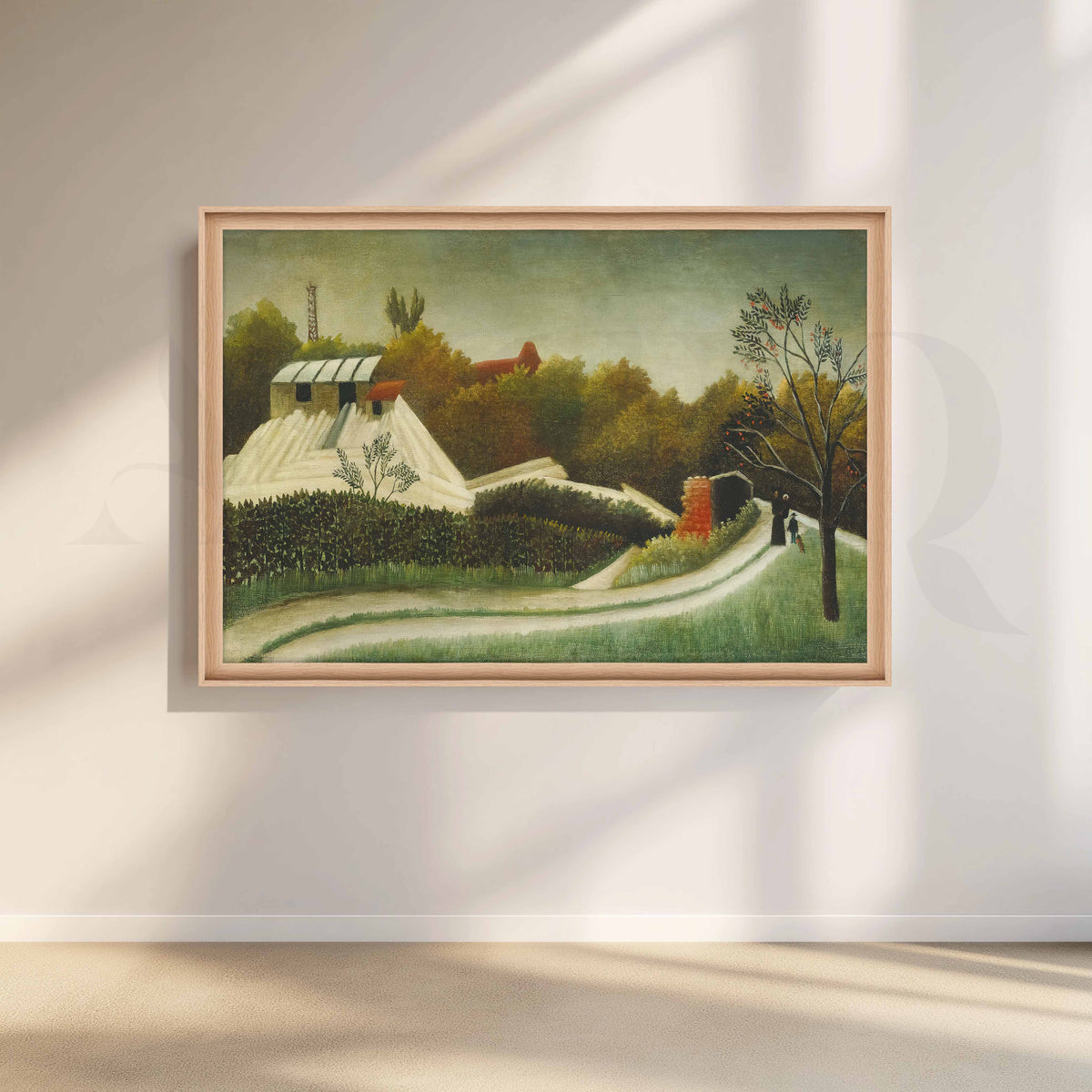 Quiet Countryside Garden Canvas Artwork – Asha Art Studio – Image 5