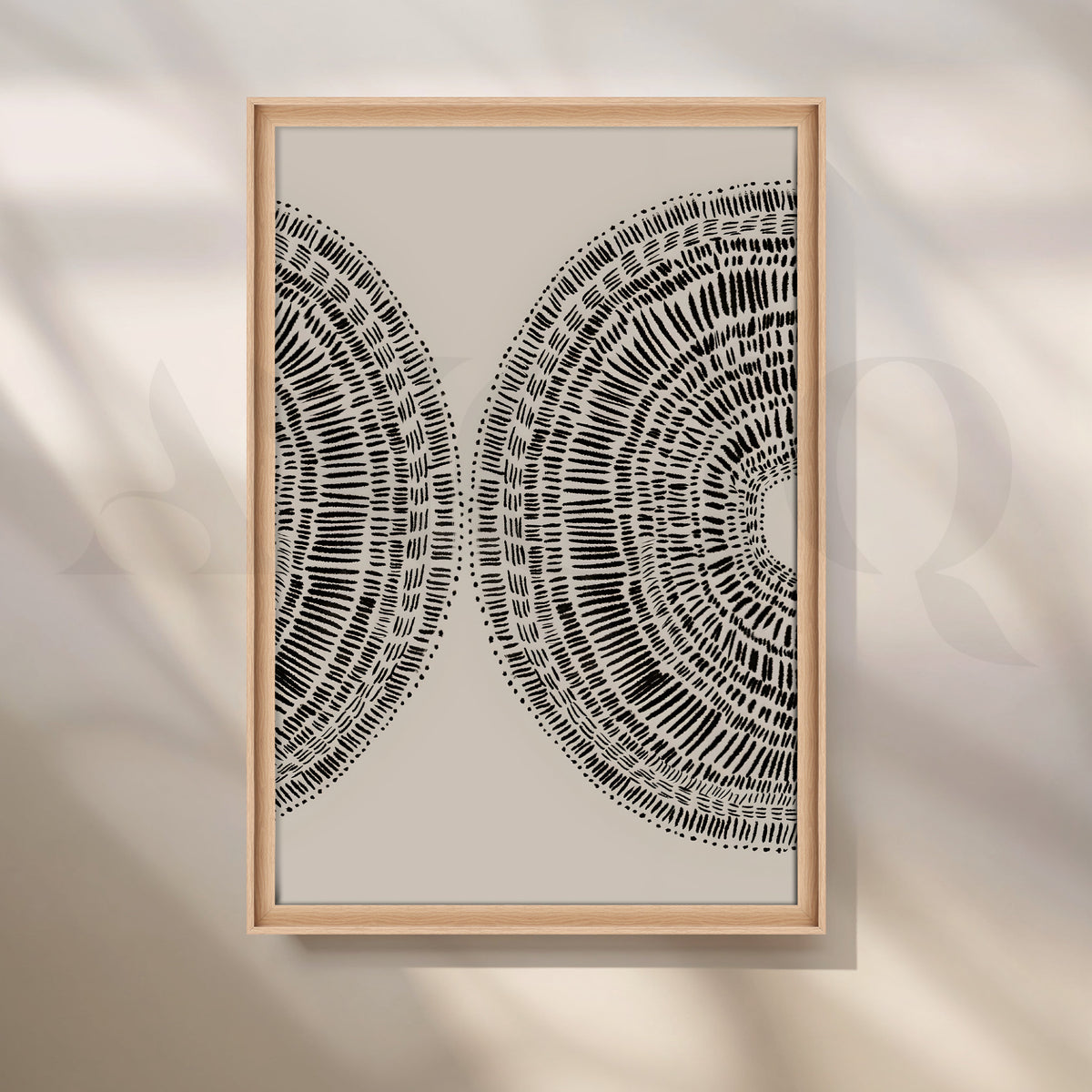 Tribal Pattern Abstract Canvas Artwork – Asha Art Studio – Image 5