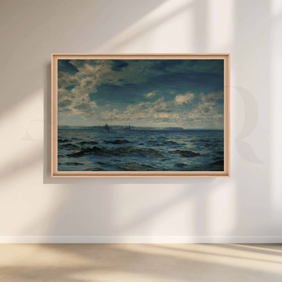 Stormy Seascape Canvas Artwork – Asha Art Studio – Image 5