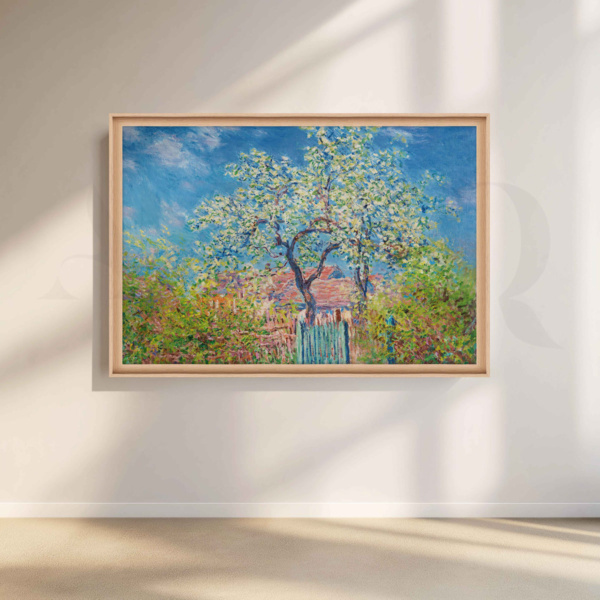 Blossoming Garden Tree Impressionist Canvas Artwork – Asha Art Studio – Image 5