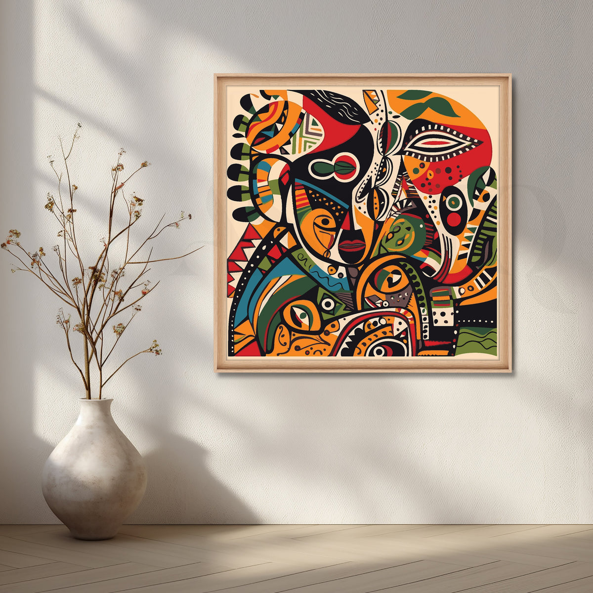 Fusion of Patterns and Colors Artwork – Asha Art Studio – Image 5