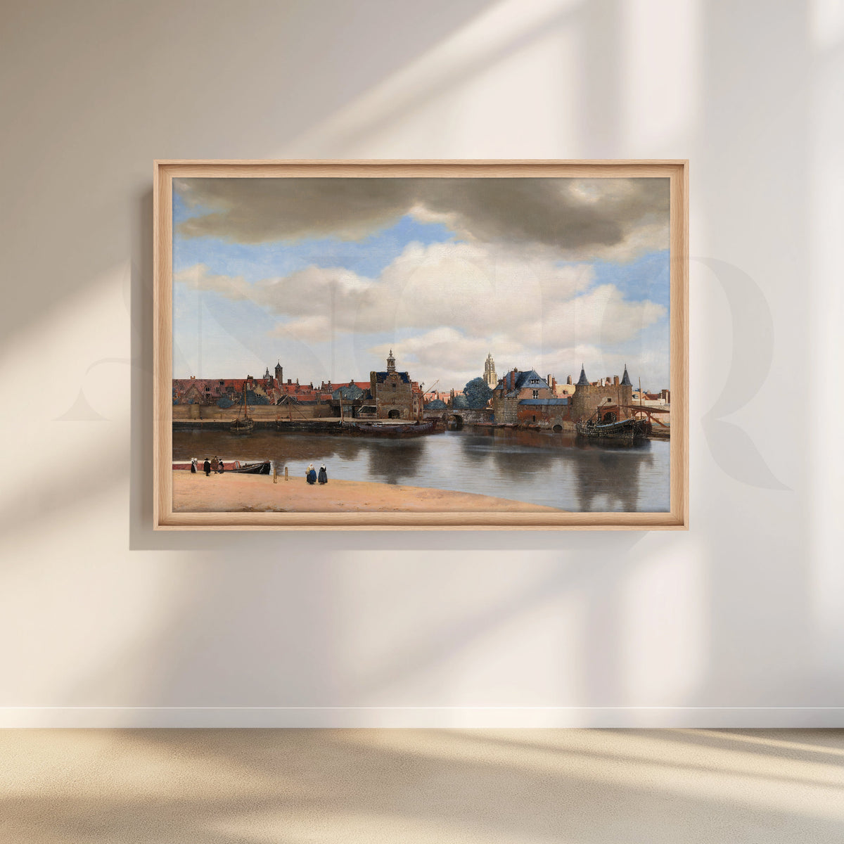 View of Delft by Vermeer Canvas Artwork – Asha Art Studio – Image 5
