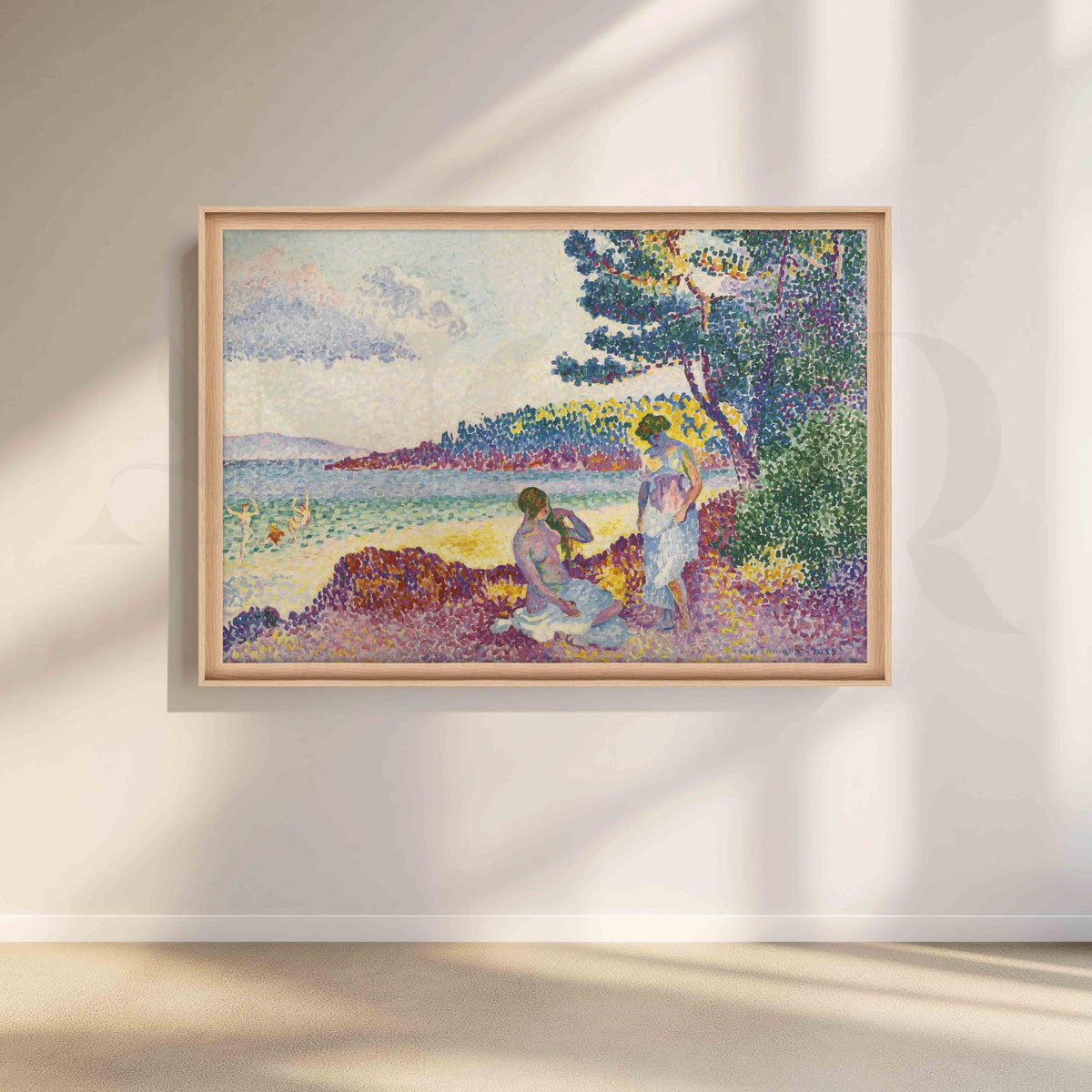 Coastal Leisure Seascape Canvas Artwork – Asha Art Studio – Image 5
