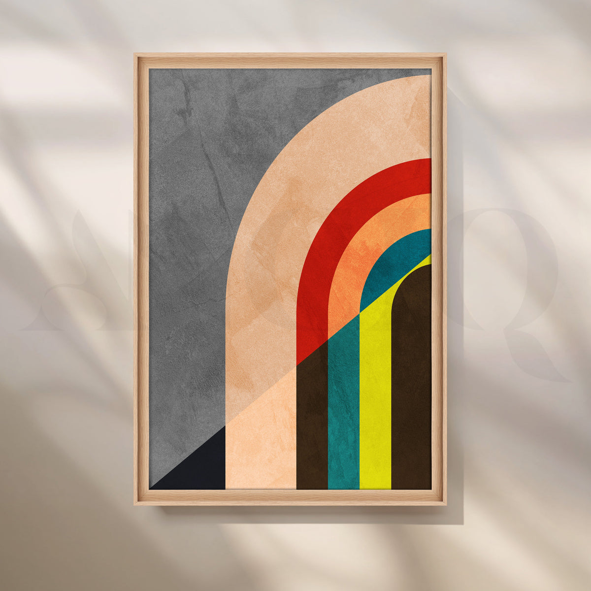 Modern Geometric Abstract Artwork – Asha Art Studio – Image 5