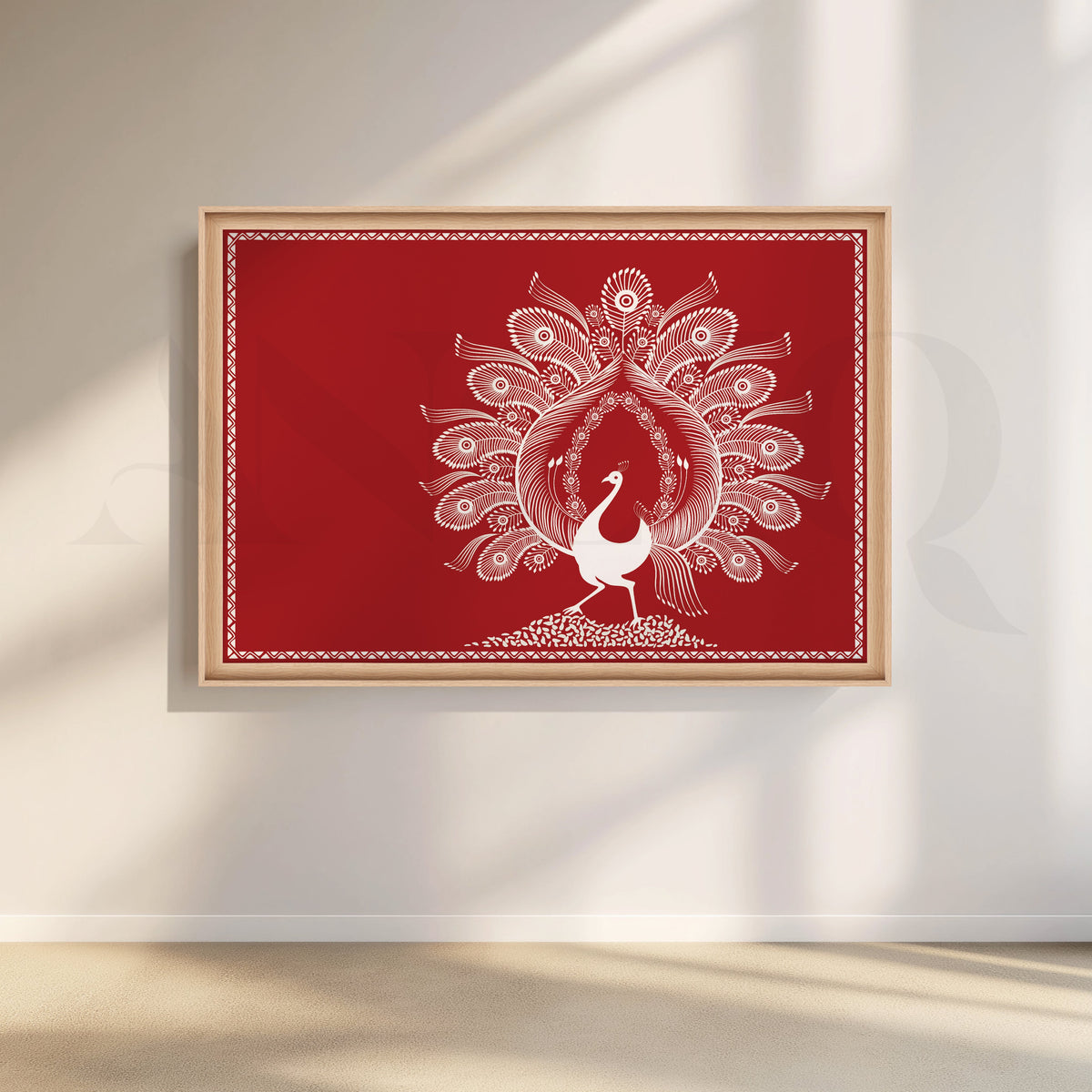 Timeless Tapestry of Tribal Tales Canva Artwork – Asha Art Studio – Image 5