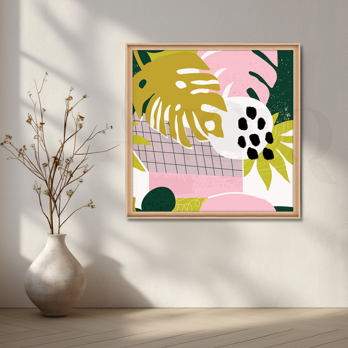 Shapes and Colors Canvas Artwork – Asha Art Studio – Image 5