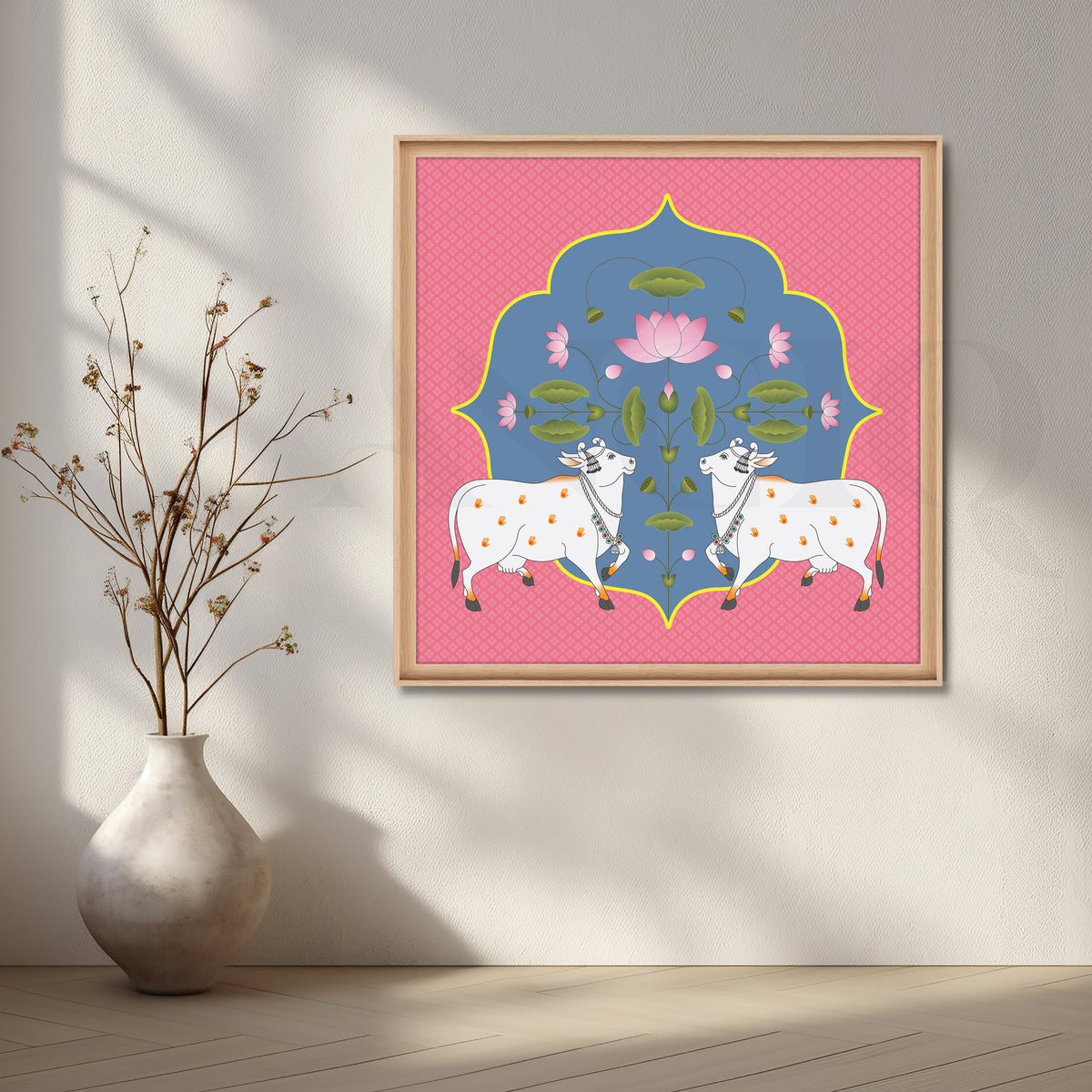 Floral Motifs and Lotus Blooms Artwork – Asha Art Studio – Image 5