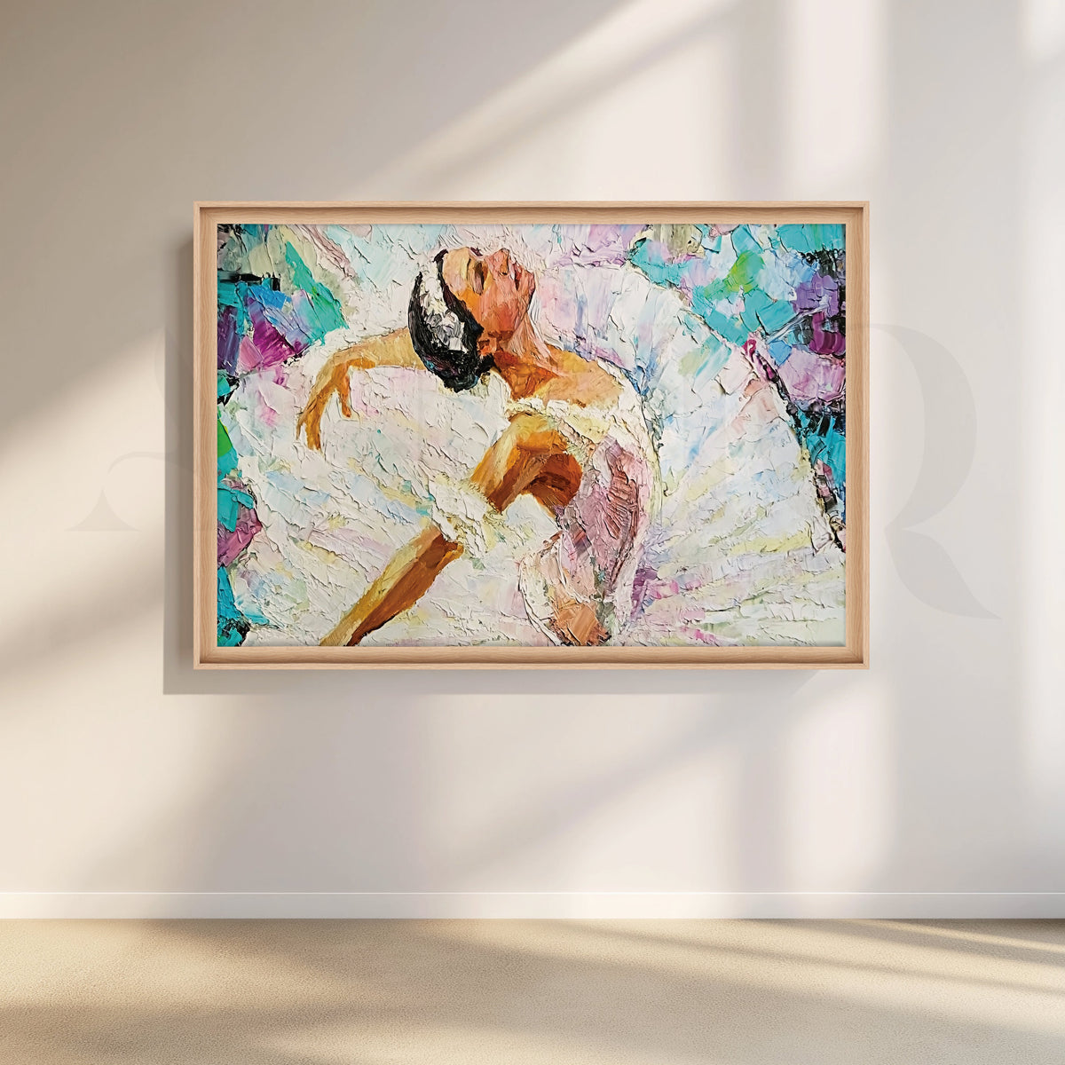 Ballerina in Motion Canvas Wall Artwork – Asha Art Studio – Image 5