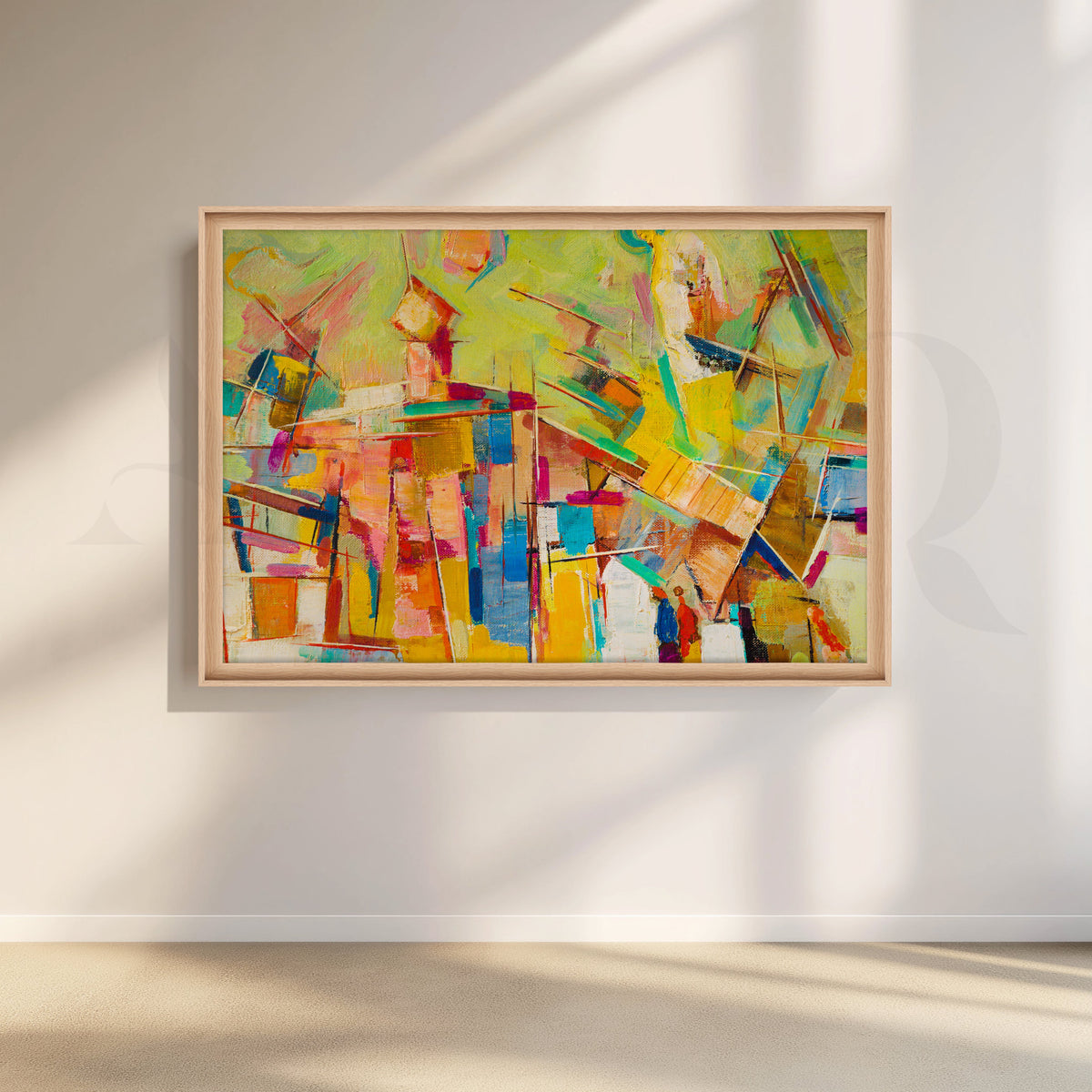 Colorful Abstract Canvas Artwork – Asha Art Studio – Image 5
