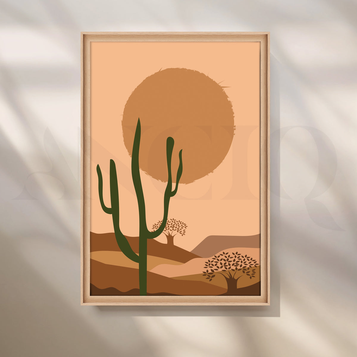 Desert Serenity Canvas Artwork – Asha Art Studio – Image 5