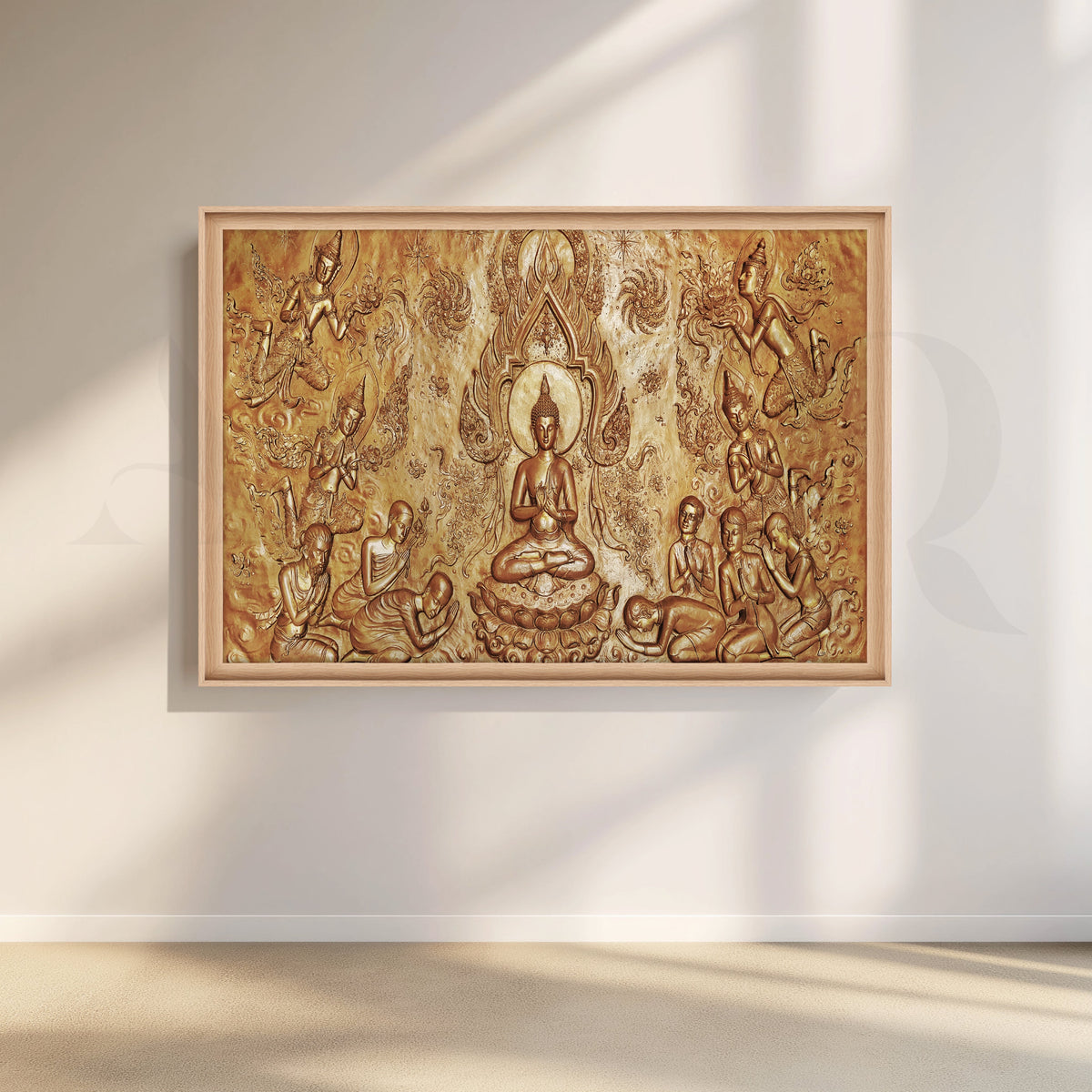 Enlightenment Canvas Artwork – Asha Art Studio – Image 5