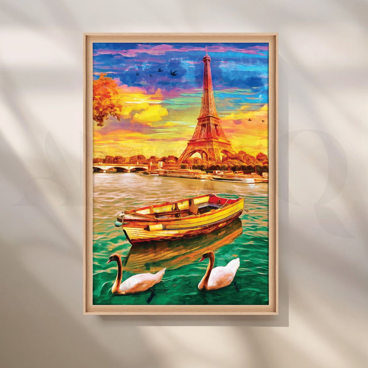 Ethereal Abstraction Canvas Artwork – Asha Art Studio – Image 5