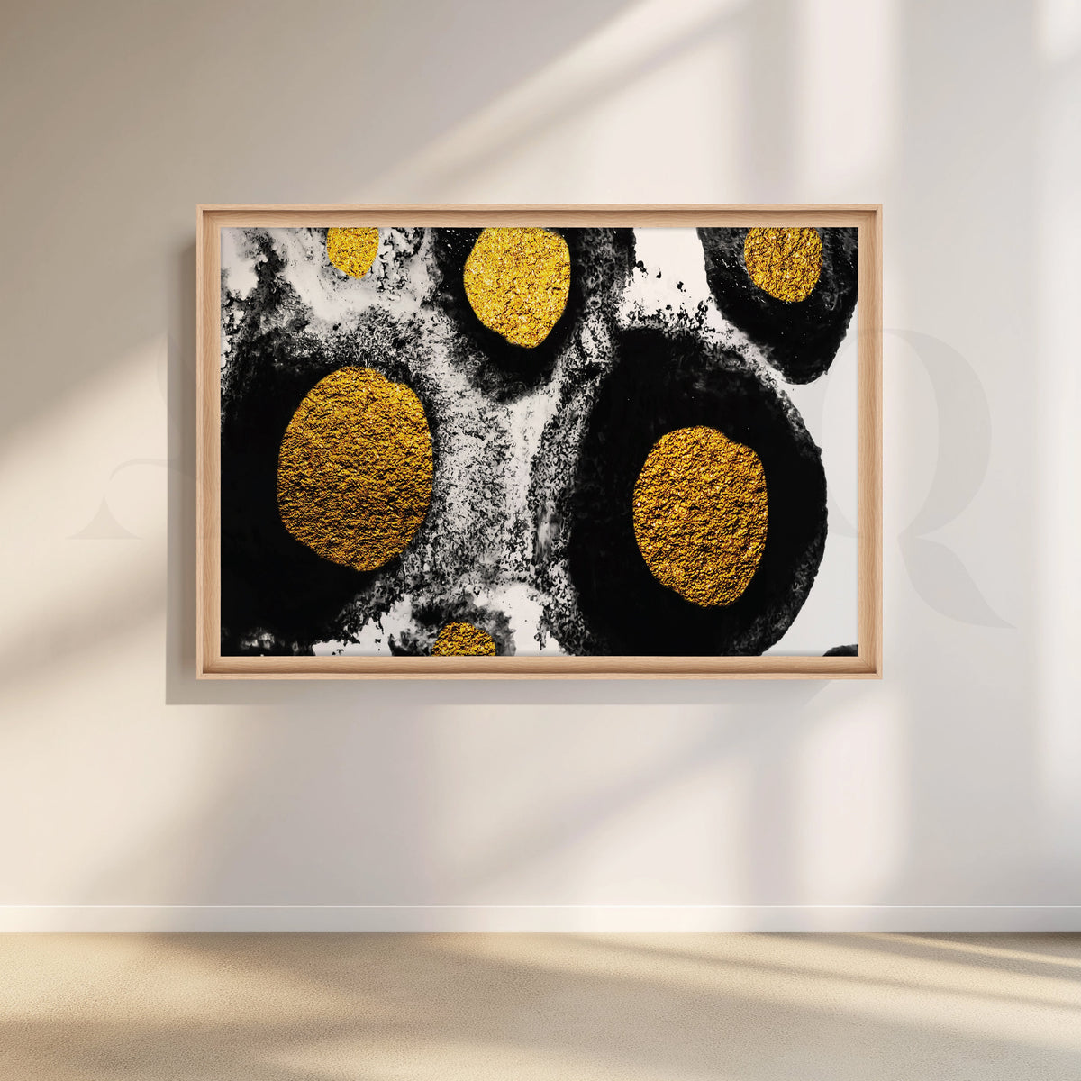 Circular Serenity Canvas Artwork – Asha Art Studio – Image 5