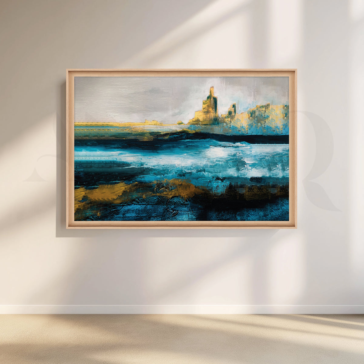 Whispers of the Horizon Canvas Artwork – Asha Art Studio – Image 5