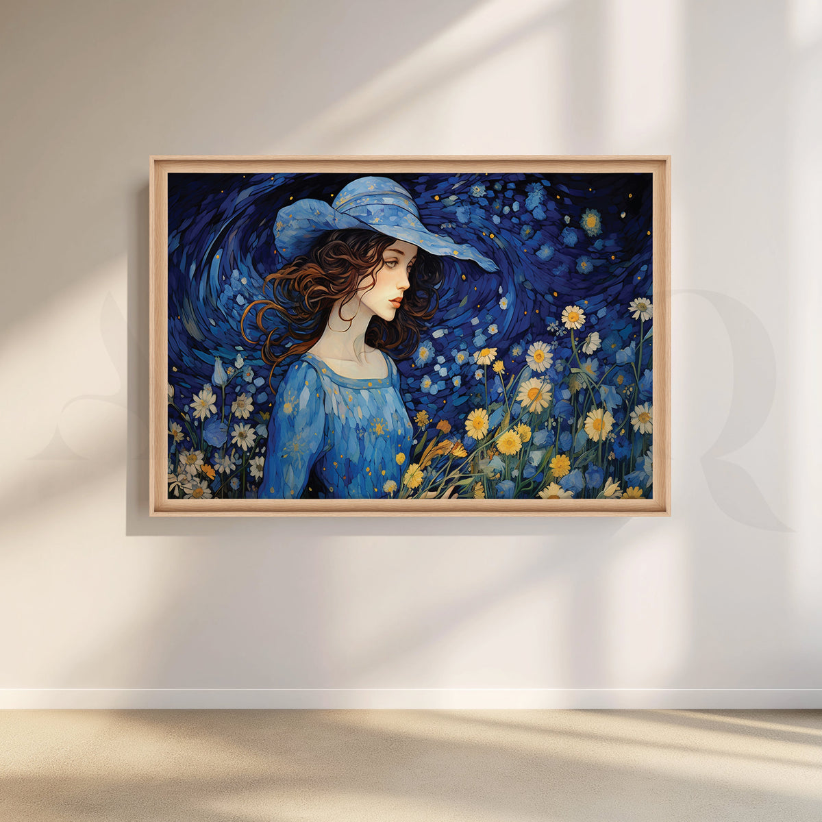 Blooming Reverie Canvas Wall Artwork – Asha Art Studio – Image 5
