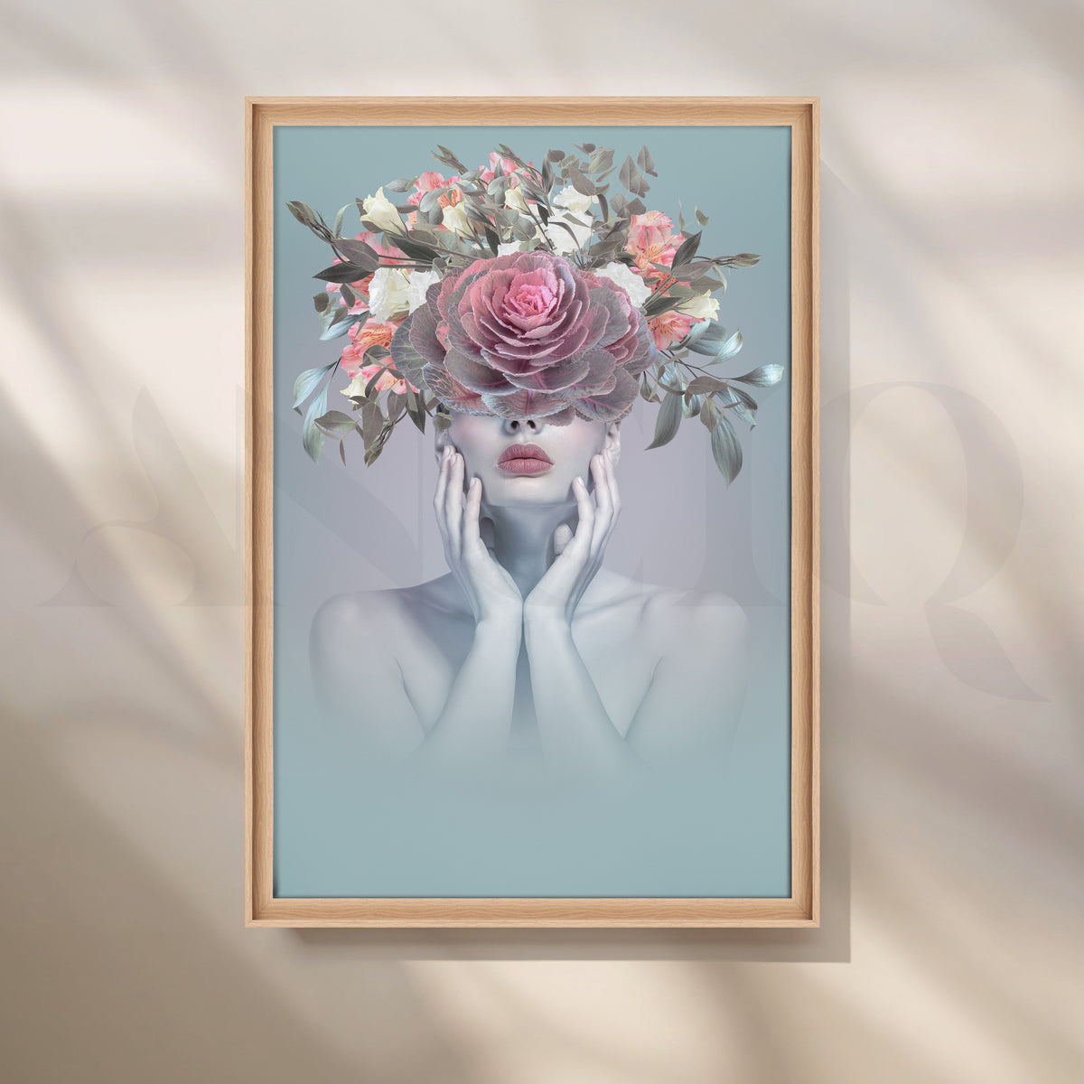 Blossoming Thoughts Boho Canvas Artwork – Asha Art Studio – Image 5