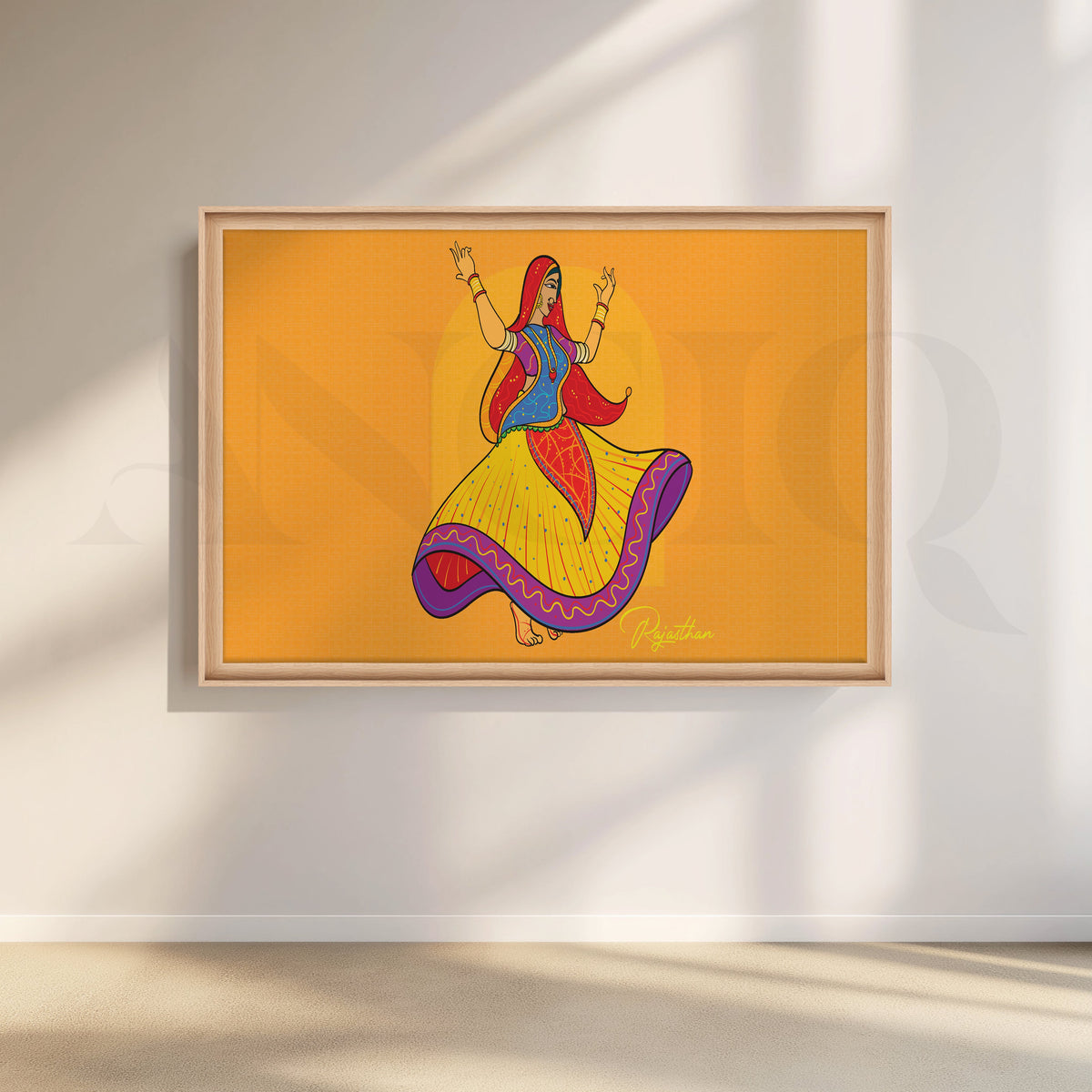 Dance of Colors Canvas Artwork – Asha Art Studio – Image 5