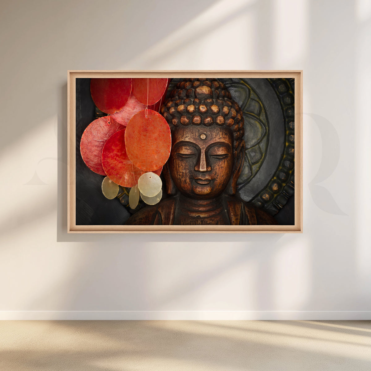 Serene Harmony Buddha Canvas Artwork – Asha Art Studio – Image 5