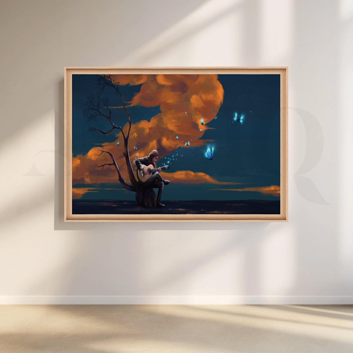Musical Reverie Canvas Artwork – Asha Art Studio – Image 5
