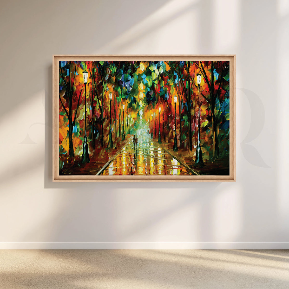 Love Amidst the Abstract Storm Canvas Artwork – Asha Art Studio – Image 5