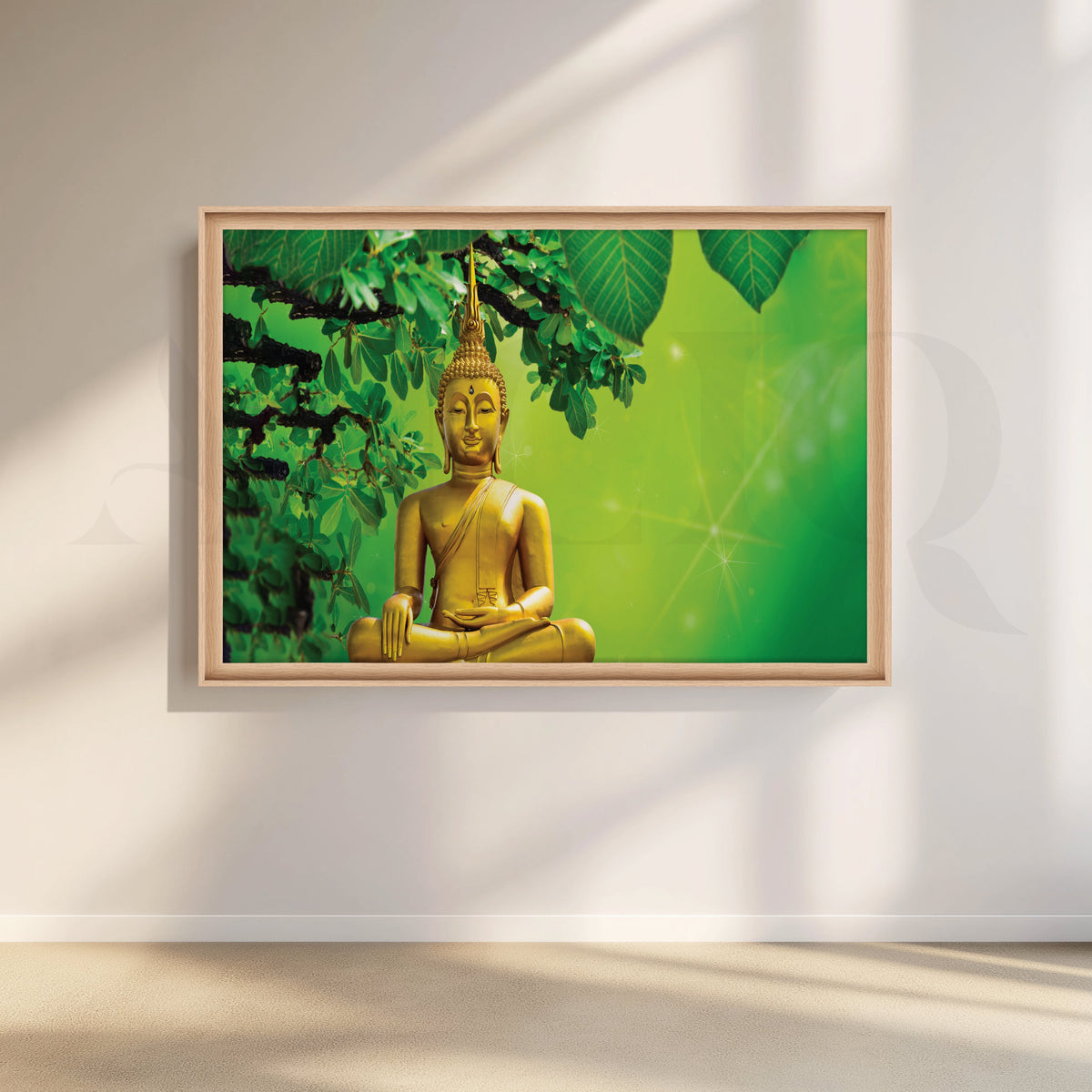 Serenity Embodied Canvas Artwork – Asha Art Studio – Image 5