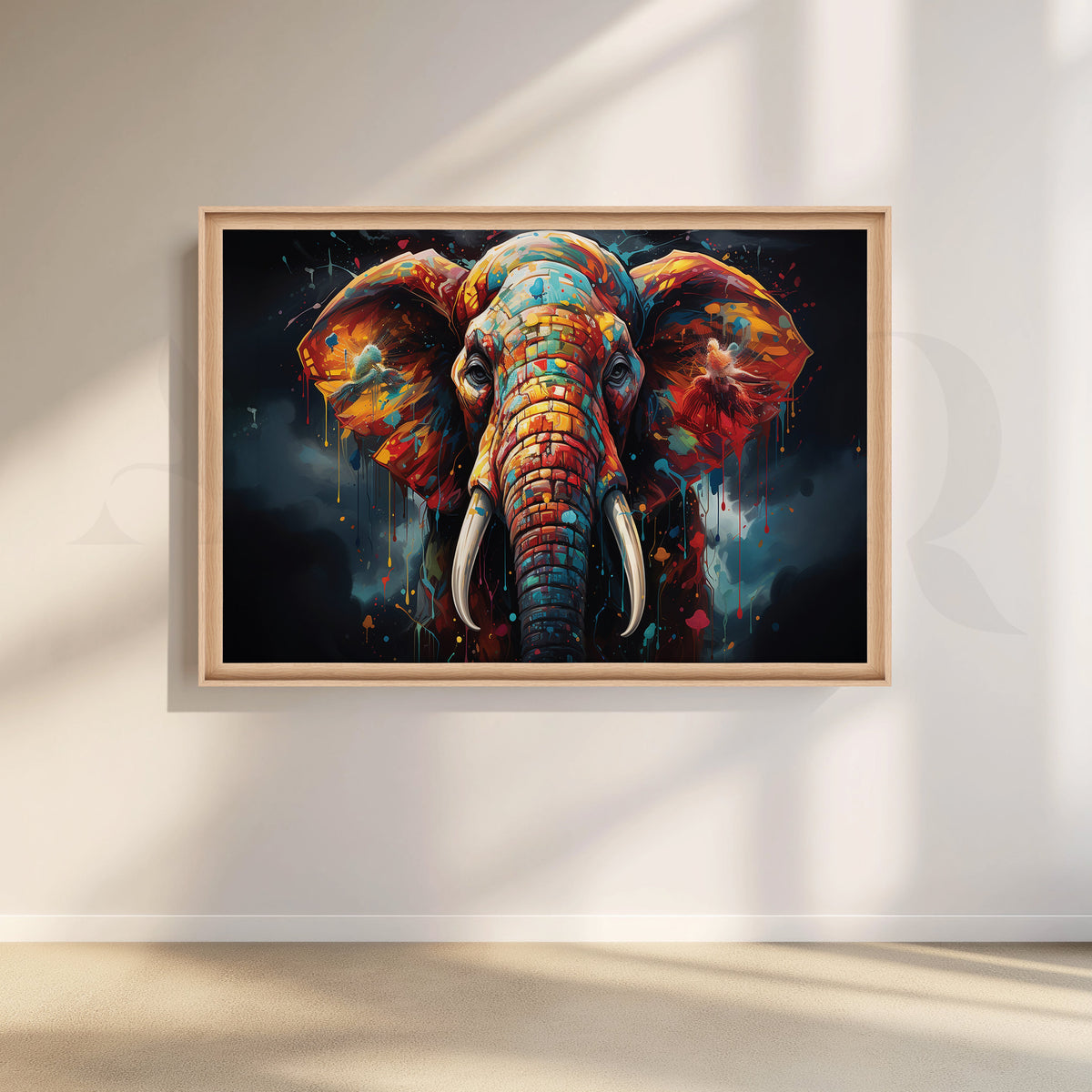 Elephant's Majesty in a Myriad of Shades – Asha Art Studio – Image 5
