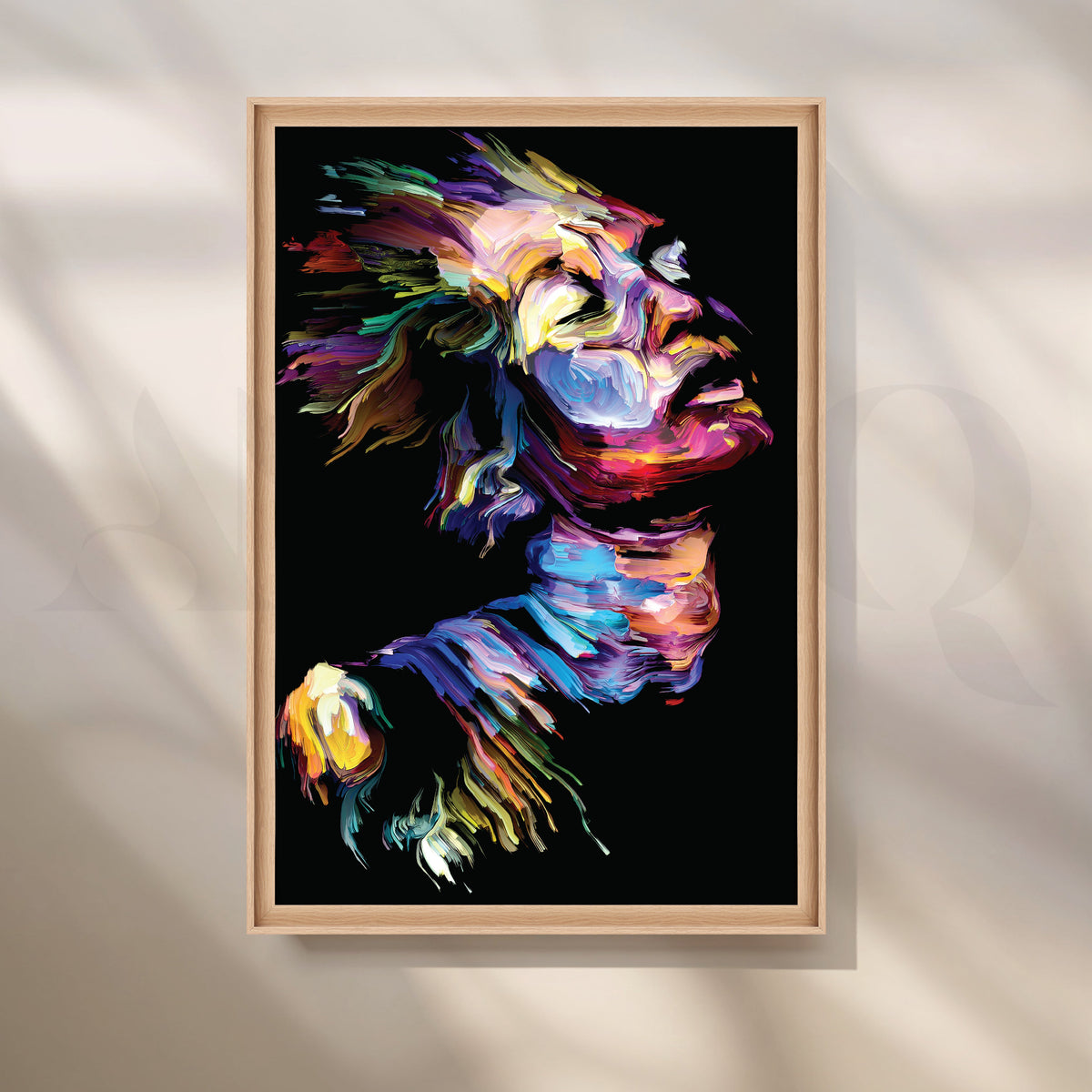 Ephemeral Odyssey Canvas Wall Artwork – Asha Art Studio – Image 5