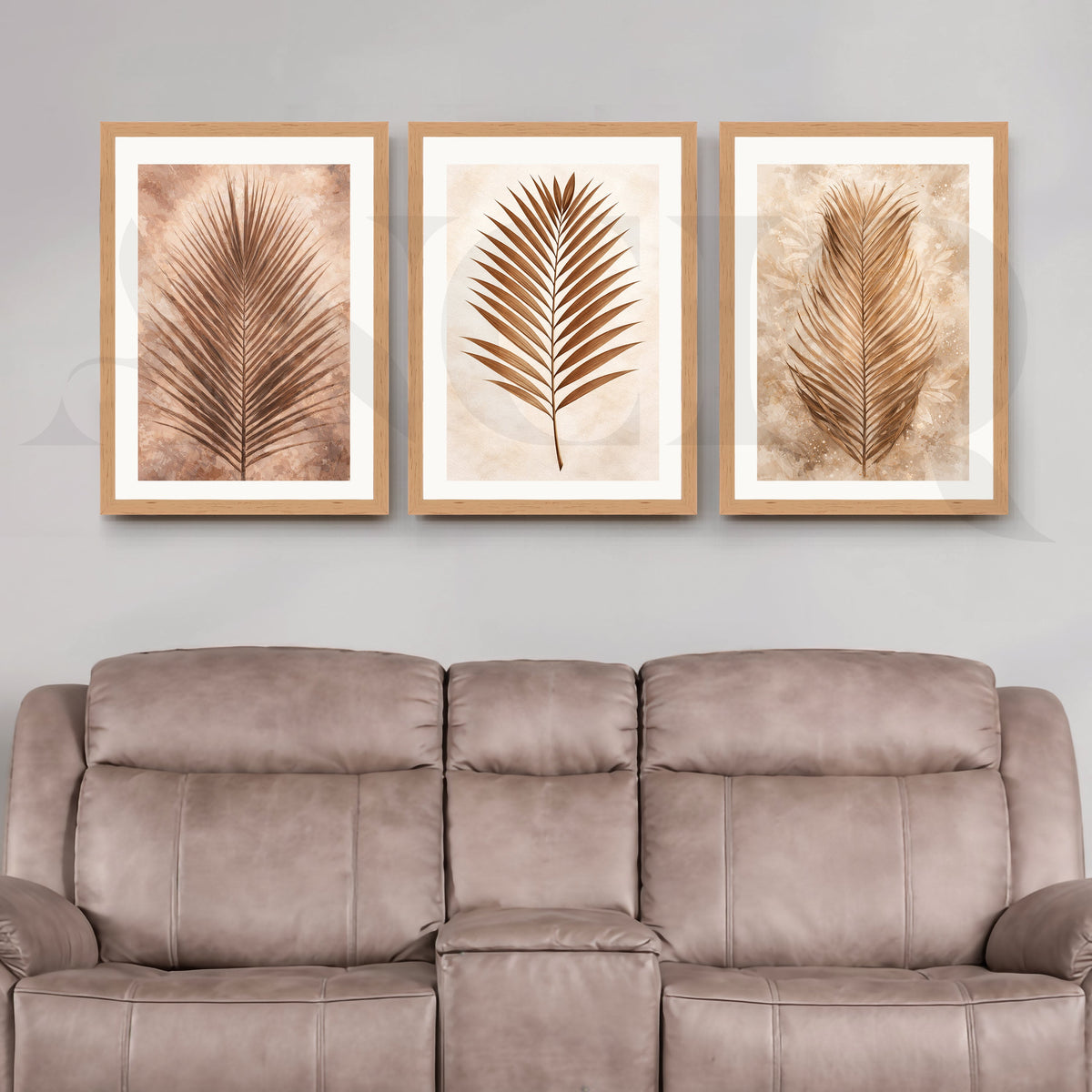Minimal Botanical Balance Gallery Wall – Set of 3 Nature-Inspired Artworks - 18 x 24 Inches – Asha Art Studio – Image 9