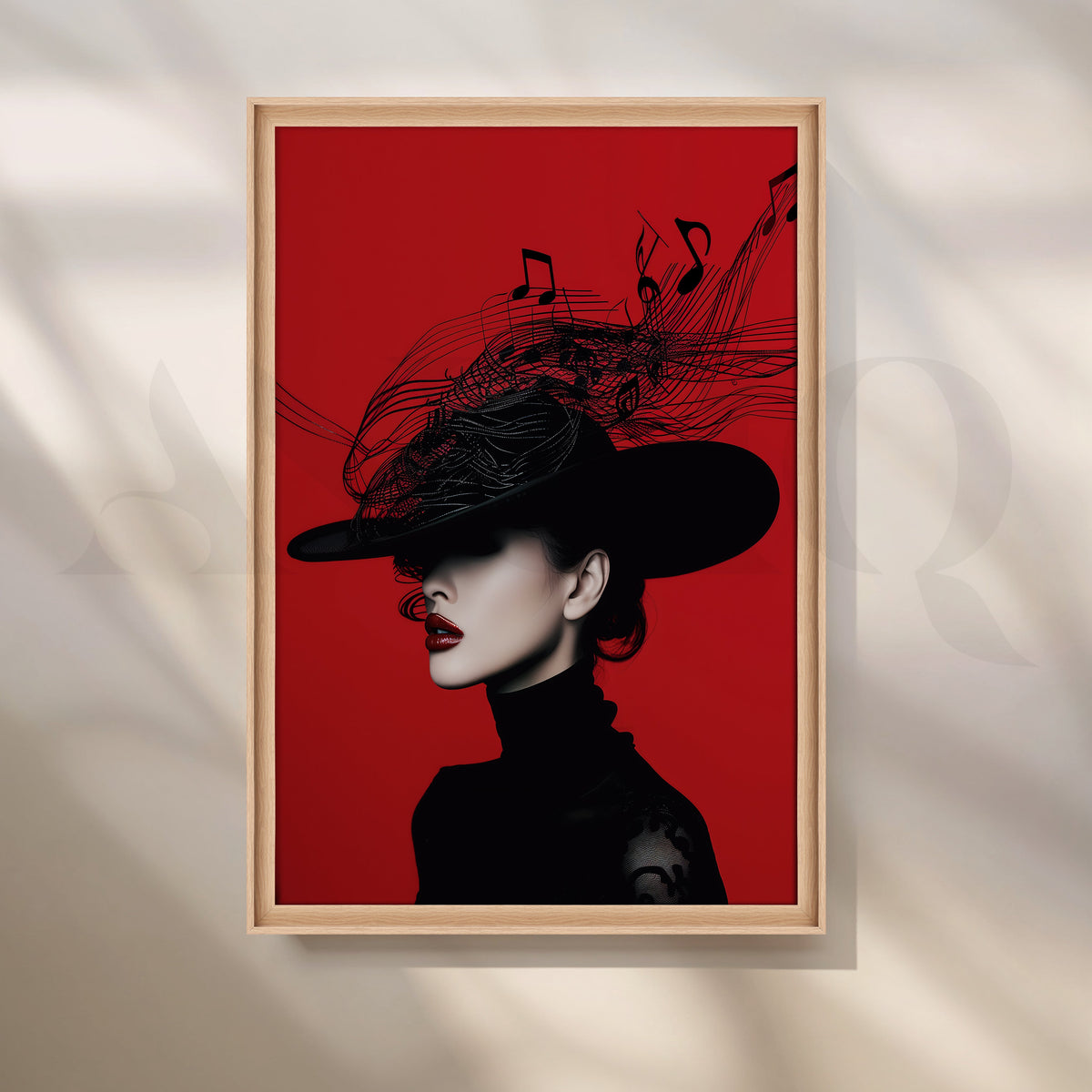 Melodic Elegance Wall Poster – Asha Art Studio – Image 5