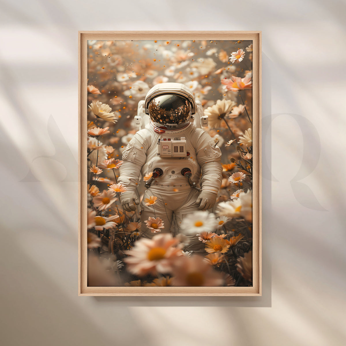 Floral Garden Surreal Canvas Pop Artwork – Asha Art Studio – Image 5