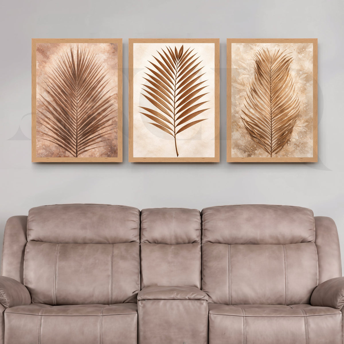 Minimal Botanical Balance Gallery Wall – Set of 3 Nature-Inspired Artworks - 18 x 24 Inches – Asha Art Studio – Image 5