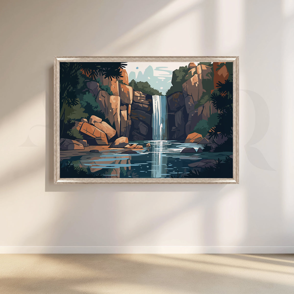 Eternal Serenity Canvas Artwork – Asha Art Studio – Image 4