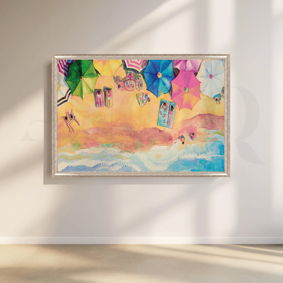 Beach Cabana Retreat Canvas Artwork – Asha Art Studio – Image 4