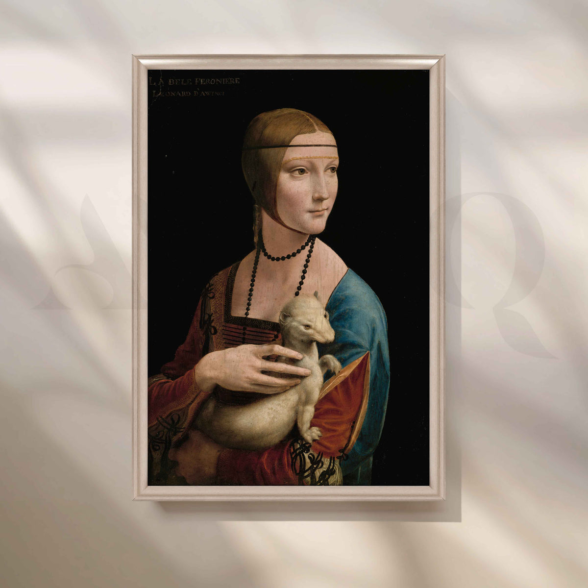 Renaissance Lady Portrait Canvas Artwork – Asha Art Studio – Image 4