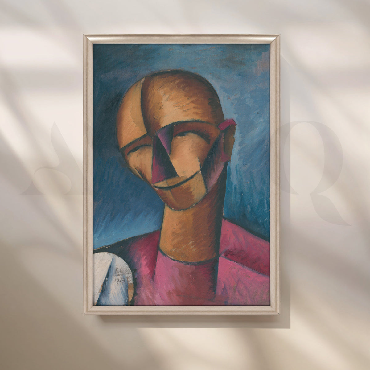 Abstract Male Portrait Canvas Artwork – Asha Art Studio – Image 4