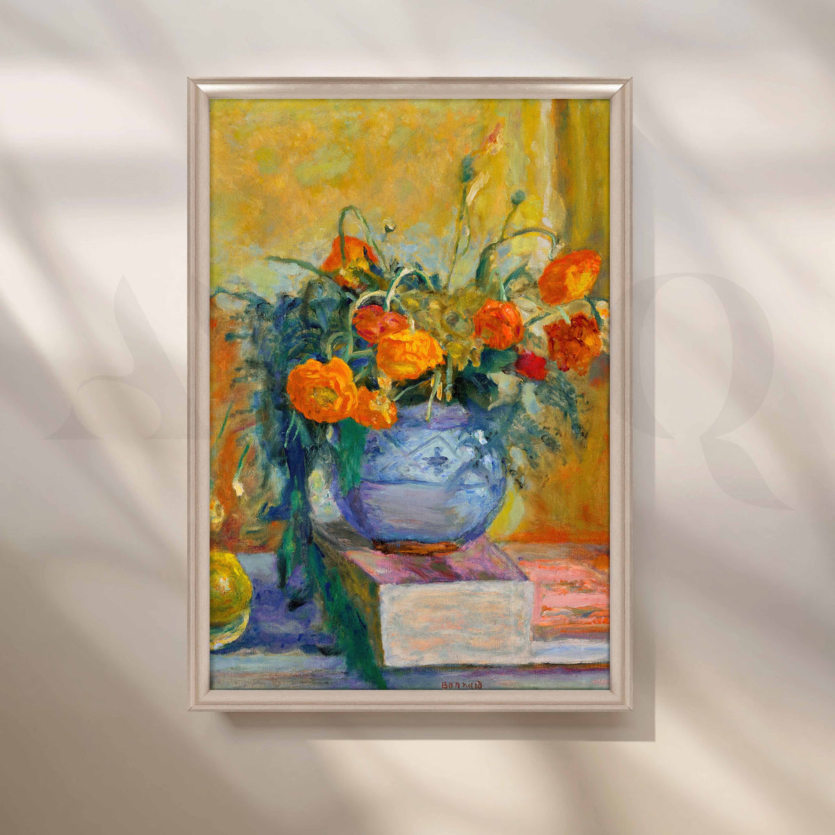 Impressionist Floral Vase Canvas Artwork – Asha Art Studio – Image 4