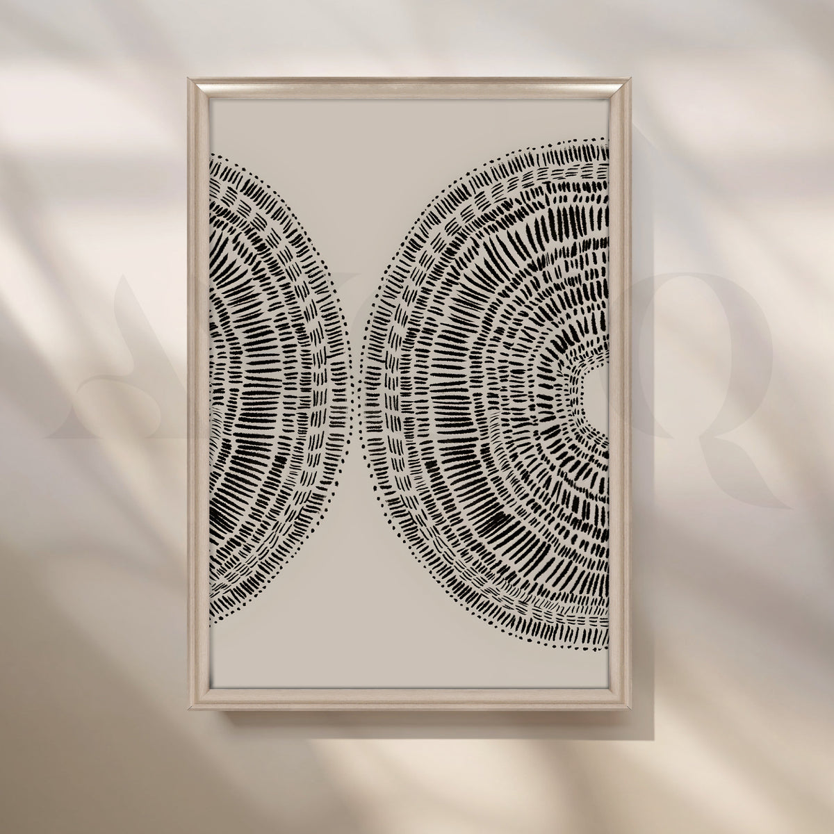 Tribal Pattern Abstract Canvas Artwork – Asha Art Studio – Image 4