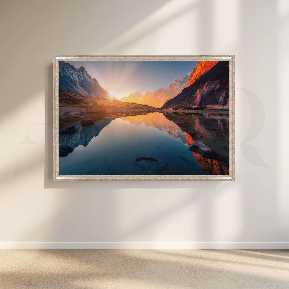 Majestic Dawn Canvas Artwork – Asha Art Studio – Image 4