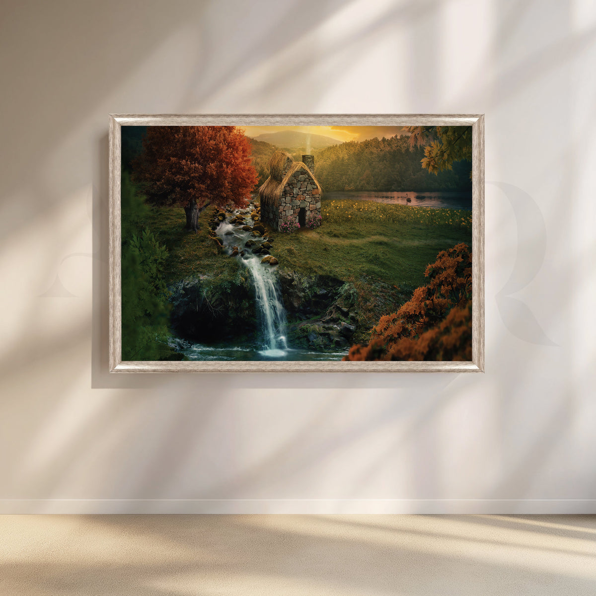 Tranquil Symphony Canvas Artwork – Asha Art Studio – Image 4