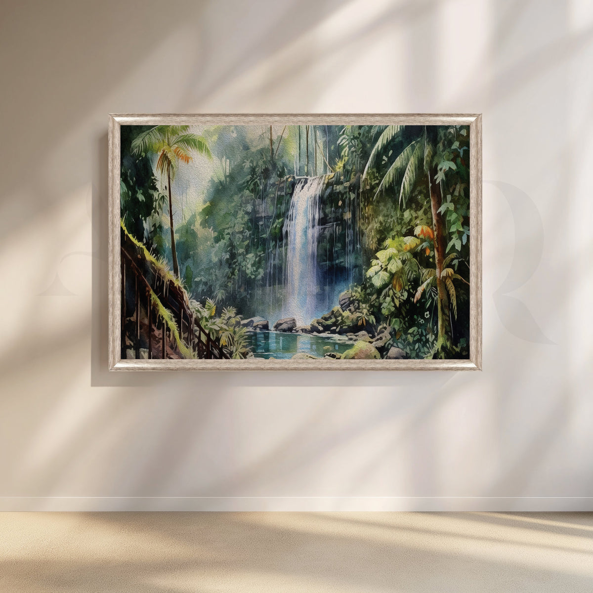 Enveloping Calm Canvas Artwork – Asha Art Studio – Image 4