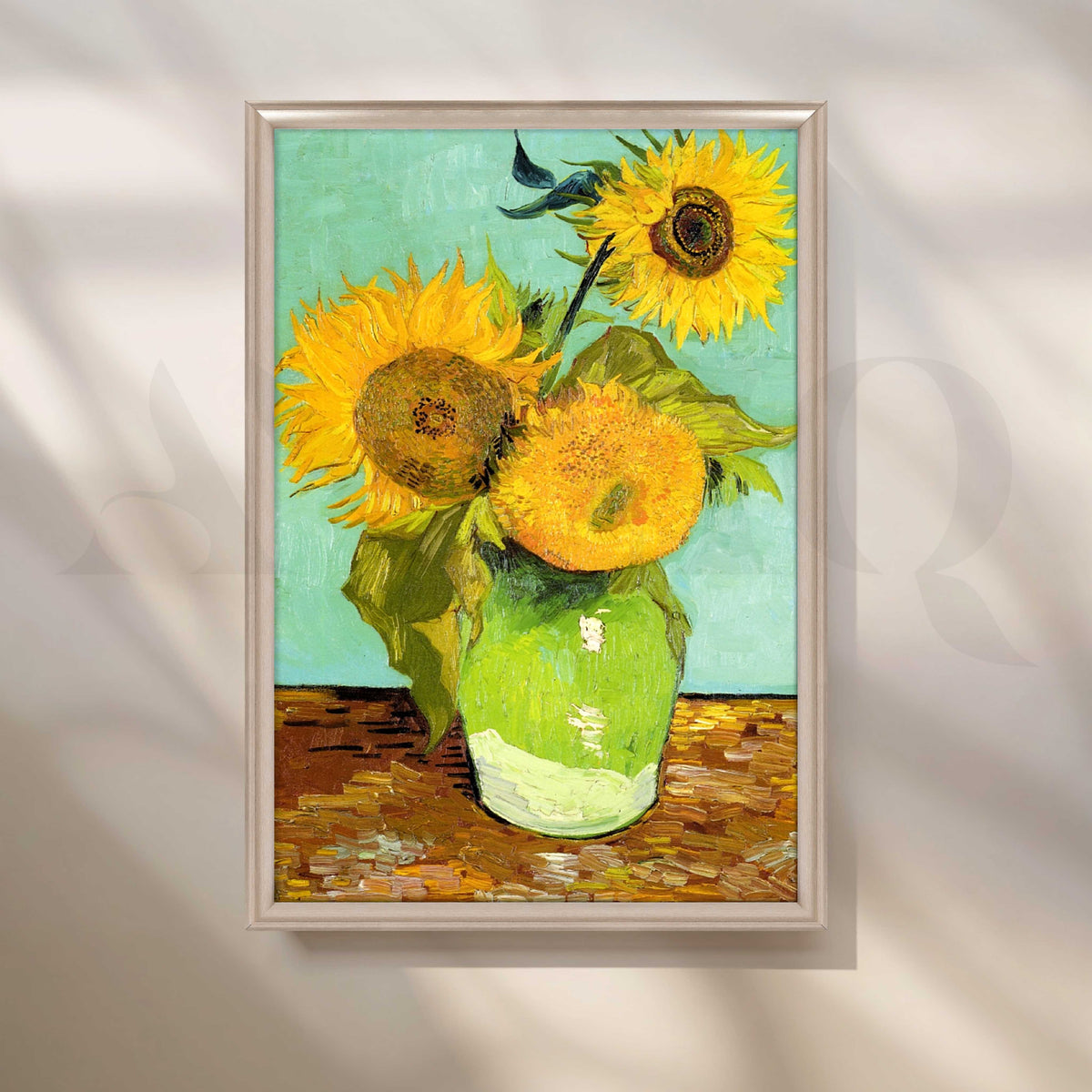 Asha Art Studio Van Gogh Sunflowers Canvas Artwork – Asha Art Studio – Image 4
