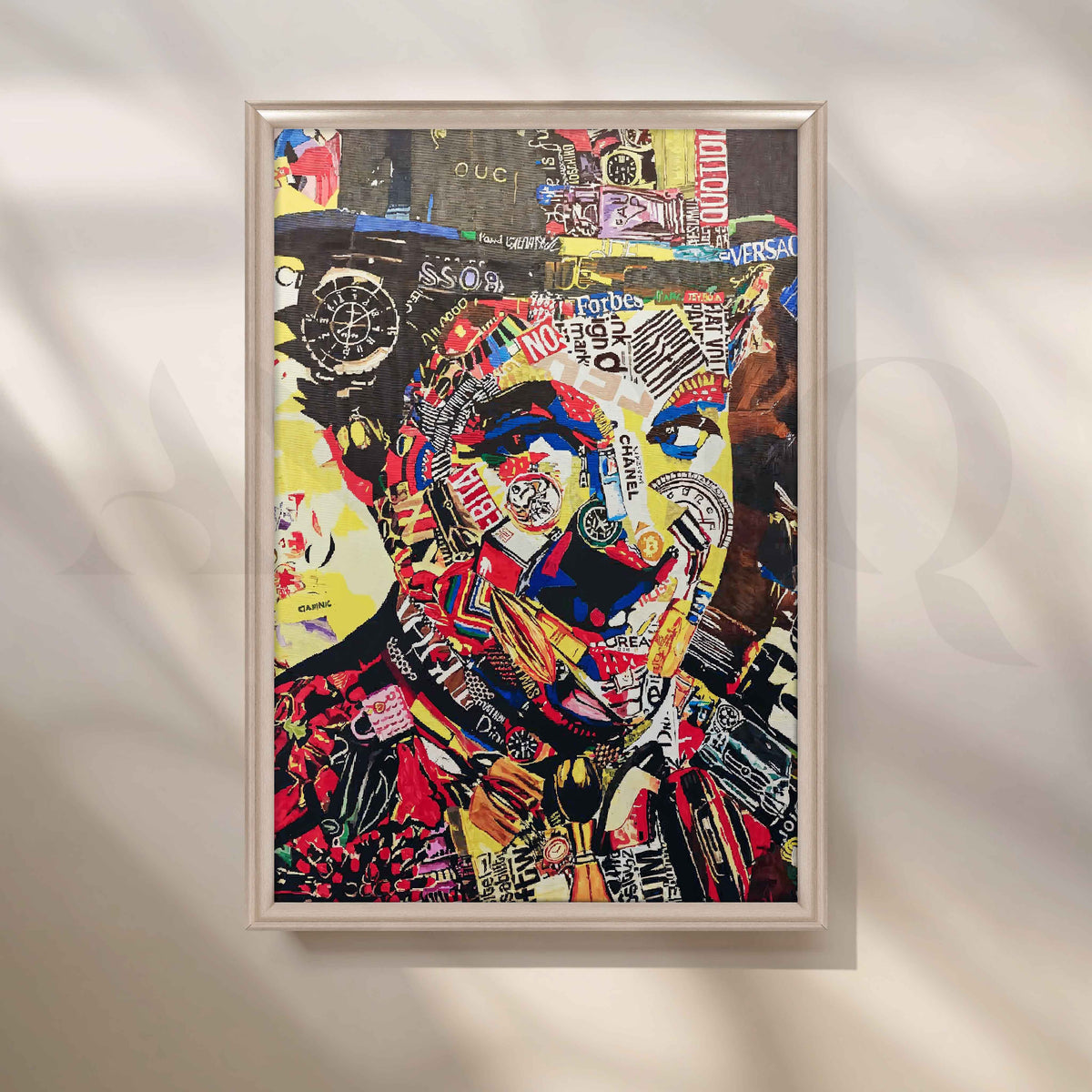 Charlie Chaplin Abstract Pop Art Canvas Artwork – Asha Art Studio – Image 4