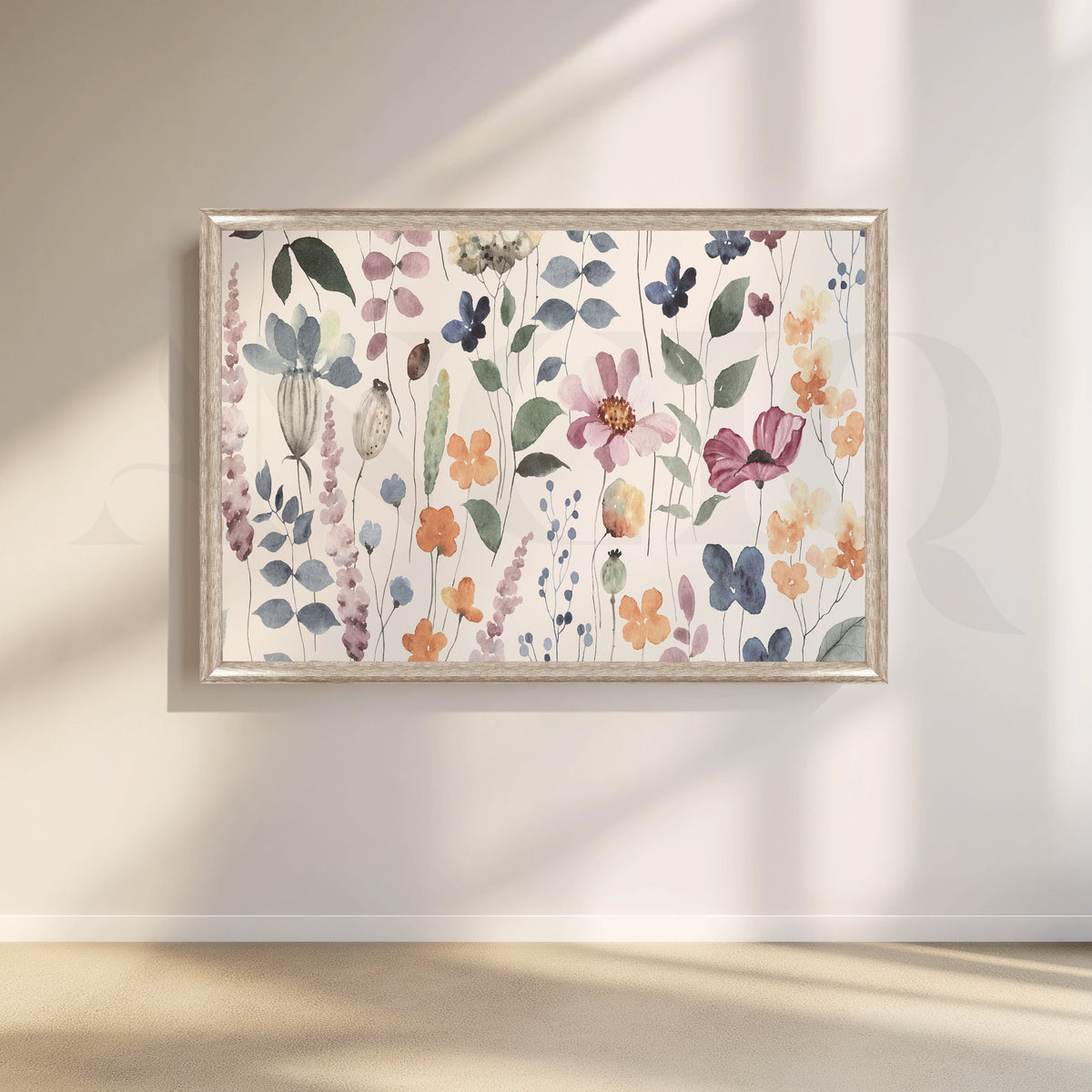 Poppies in the Wind Canvas Wall Artwork – Asha Art Studio – Image 4