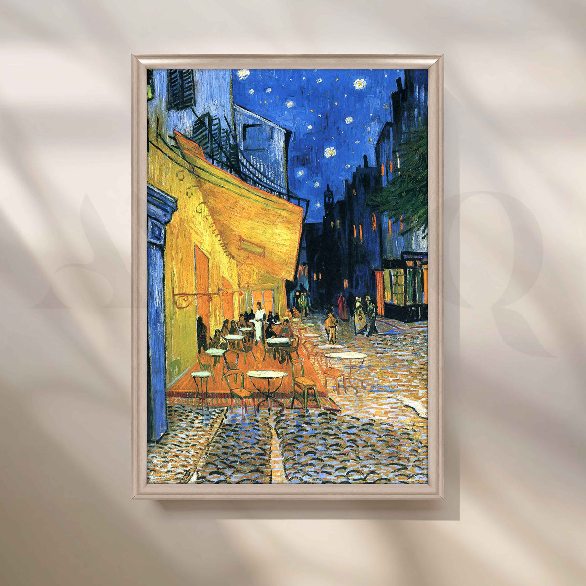 Van Gogh Café Terrace Night Canvas Artwork – Asha Art Studio – Image 4