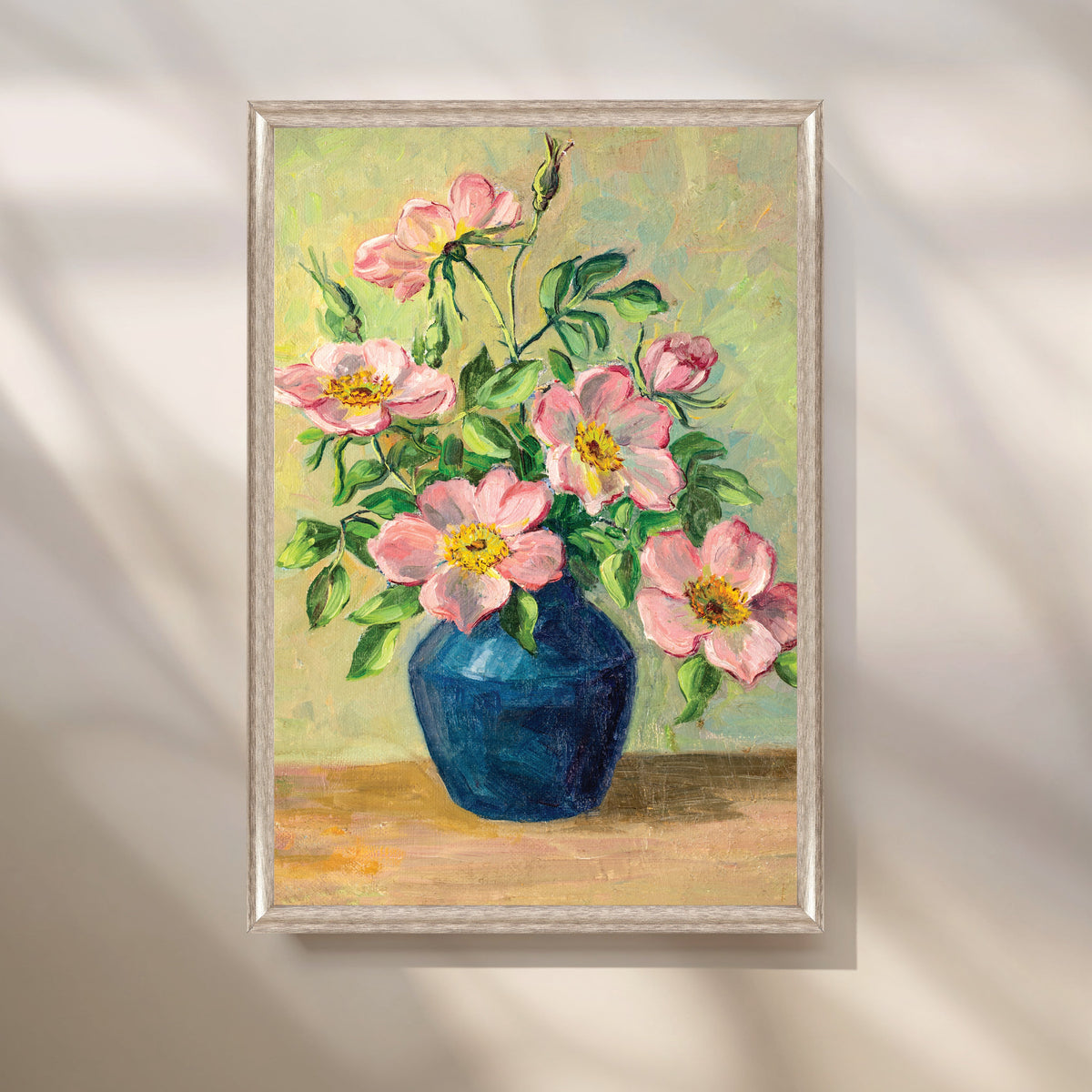 Blossoms in Harmony Canvas Artwork – Asha Art Studio – Image 4