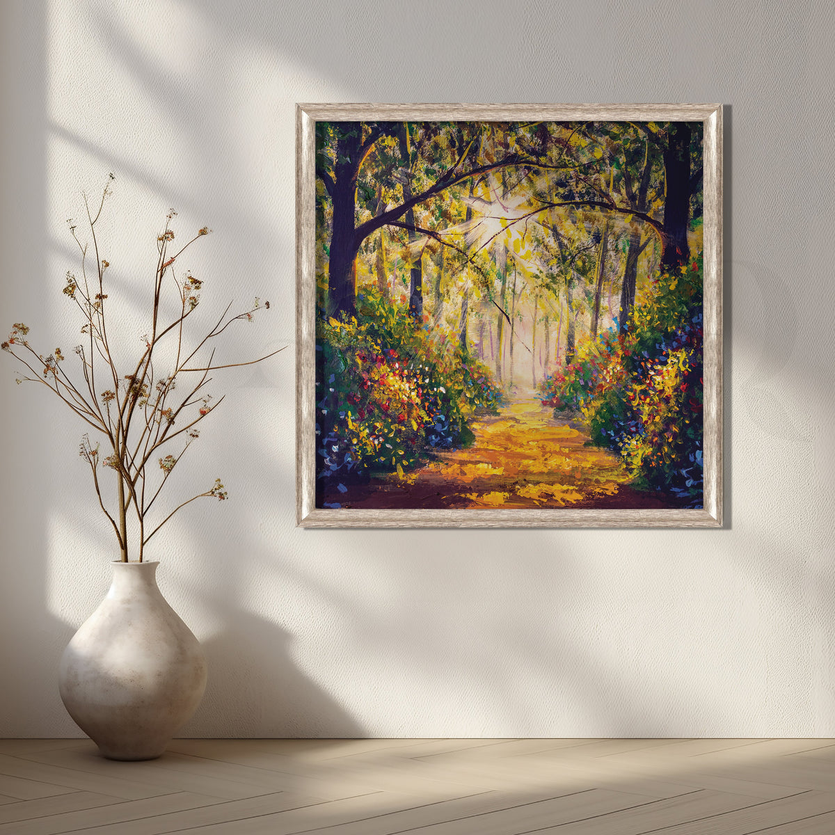 The Inviting Woods Canvas Artwork – Asha Art Studio – Image 4