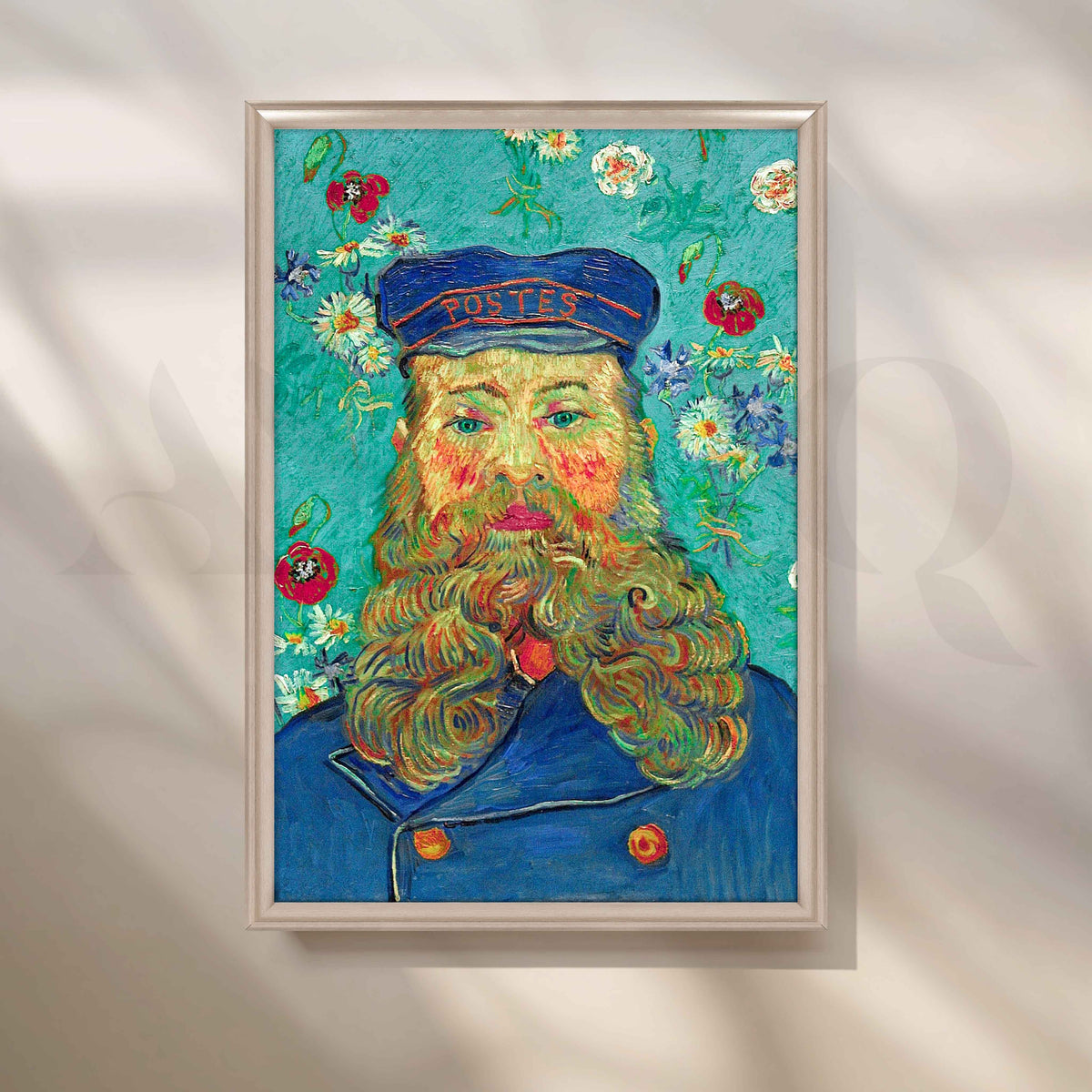 Van Gogh Postman Portrait Canvas Artwork – Asha Art Studio – Image 4