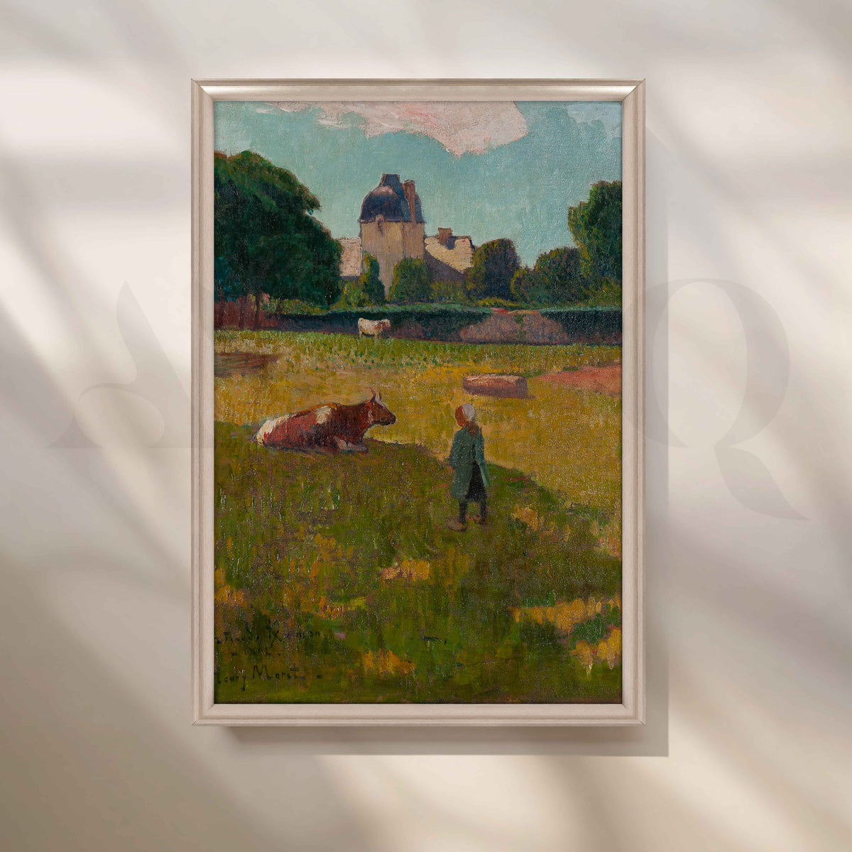 Henri Moret Countryside Meadow Canvas Artwork – Asha Art Studio – Image 4